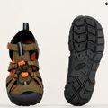 Sandały juniorskie KEEN Seacamp II CNX dark olive/ gold flame 9