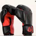 Rękawice bokserskie DBX BUSHIDO "Hammer - Red" Muay Thai czarne/czerwone 19