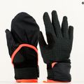 Rękawice skiturowe damskie ORTOVOX Fleece Grid Cover black raven 11
