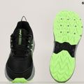 Buty do biegania dziecięce ASICS Gel-Venture 9 GS black/illuminate green 11