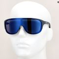 Okulary przeciwsłoneczne GOG Medusa matt grey/black/blue mirror 10