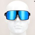 Okulary przeciwsłoneczne GOG Kronos matt black/polychromatic white-blue 10