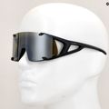 Okulary przeciwsłoneczne Alpina Hawkeye Q-Lite black matt/silver mirror 8