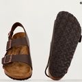 Sandały BIRKENSTOCK Milano BF Regular dark brown 13