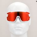 Okulary przeciwsłoneczne Smith Wildcat white silver/chromapop red mirror/clear 8