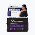 Wkład do śpiwora Sea to Summit Premium Cotton Mummy navy blue