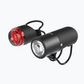 Zestaw lampek rowerowych Knog Plugger Twinpack czarny 2