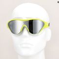 Maska do pływania arena The One Mask Mirror silver/soft green/black 7