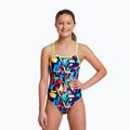Strój pływacki jednoczęściowy dziecięcy Funkita Diamond Back One Piece blocked bars 5