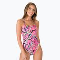Strój pływacki jednoczęściowy damski Funkita Strapped In One Piece pink multi 4