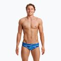 Slipy pływackie męskie Funky Trunks Classic Briefs blue/white 5