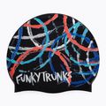 Czepek pływacki Funky Silicone Swimming Cap black multi