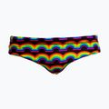 Slipy pływackie męskie Funky Trunks Classic Brief rainbowie