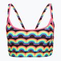 Góra od stroju kąpielowego Funkita Sports Top rainbowie
