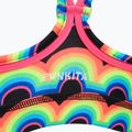 Góra od stroju kąpielowego Funkita Sports Top rainbowie 3