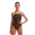 Strój kąpielowy jednoczęściowy dziecięcy Funkita Diamond Back One Piece pawsome 2