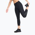 Legginsy treningowe damskie 2XU Motion Mid-Rise Compression 7/8 black/dotted reflective logo 2