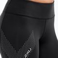 Legginsy treningowe damskie 2XU Motion Mid-Rise Compression 7/8 black/dotted reflective logo 5