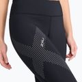 Legginsy treningowe damskie 2XU Motion Mid-Rise Compression 7/8 black/dotted reflective logo 6