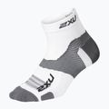Skarpety 2XU Vectr Ultralight 1/4 Crew white/grey