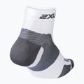 Skarpety 2XU Vectr Ultralight 1/4 Crew white/grey 2