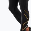 Legginsy treningowe męskie 2XU Force Compression black/gold 7