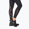 Legginsy treningowe damskie 2XU Force Mid-Rise Compression black/gold 5
