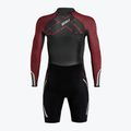 Pianka triathlonowa męska 2XU Swimrun PRO 8 mm black/flame scarlet 3