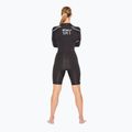 Pianka triathlonowa damska 2XU Swimrun 1 black/aquarius teal print 3