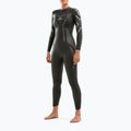 Pianka triathlonowa damska 2XU Propel:2 5 mm black/textural geo 2