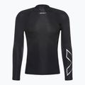 Longsleeve treningowy męski 2XU Core Compression black/silver 4