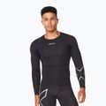 Longsleeve treningowy męski 2XU Core Compression black/silver