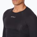Longsleeve treningowy męski 2XU Core Compression black/silver 3