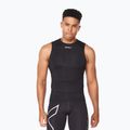 Koszulka treningowa męska 2XU Core Compression Sleeveless black/silver