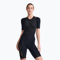 Kombinezon triathlonowy damski 2XU Light Speed Sleeved black/gold