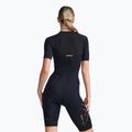 Kombinezon triathlonowy damski 2XU Light Speed Sleeved black/gold 2