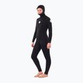 Pianka do pływania damska Rip Curl Dawn Patrol 5/4mm Chest Zip Hooded black