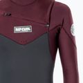 Pianka do pływania męska Rip Curl Dawn Patrol 4/3 mm Chest Zip wine 4