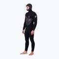 Pianka do pływania męska Rip Curl Flashbomb Heatseeker 5/4mm Hooded Zip Free black