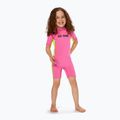 Pianka do pływania dziecięca Rip Curl Groms Omega 1,5 mm Back Zip Springsuit pink