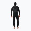 Pianka do pływania męska Rip Curl Dawn Patrol Hooded 6/4 mm Chest Zip black 2