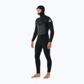 Pianka do pływania męska Rip Curl Dawn Patrol Hooded 6/4 mm Chest Zip black 3