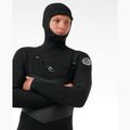 Pianka do pływania męska Rip Curl Dawn Patrol Hooded 6/4 mm Chest Zip black 4