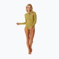 Pianka do pływania damska Rip Curl G-Bomb 2.0 1mm Front Zip Springsuit khaki 2