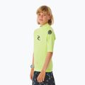 Koszulka do pływania dziecięca Rip Curl Brand Wave UPF Rash Vest lime 4