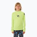 Longsleeve do pływania dziecięcy Rip Curl Brand Wave UPF Rash Vest lime