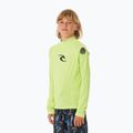 Longsleeve do pływania dziecięcy Rip Curl Brand Wave UPF Rash Vest lime 4