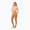 Strój kąpielowy jednoczęściowy damski Rip Curl Premium Surf LS Surf light brown 8