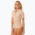 Koszulka do pływania damska Rip Curl Premium Surf Upf S/S light brown 3