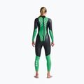 Pianka triathlonowa damska 2XU Propel Openwater black/bright green 2